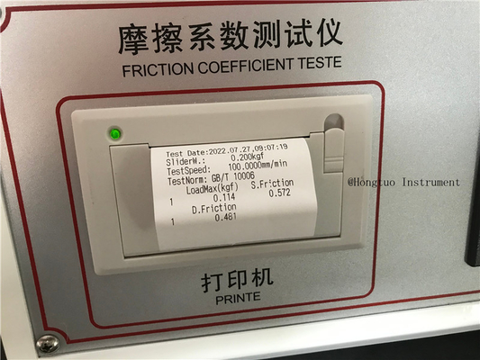 ASTM COF Tester Kunststofffolien Koeffizient der Reibung Tester