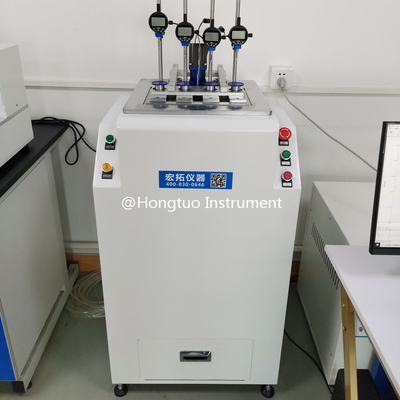 ASTM D1525 ASTM D648 Kunststoff Hdt Vicat Test Tester 4 Probenregalen Kunststoffprüfmaschine