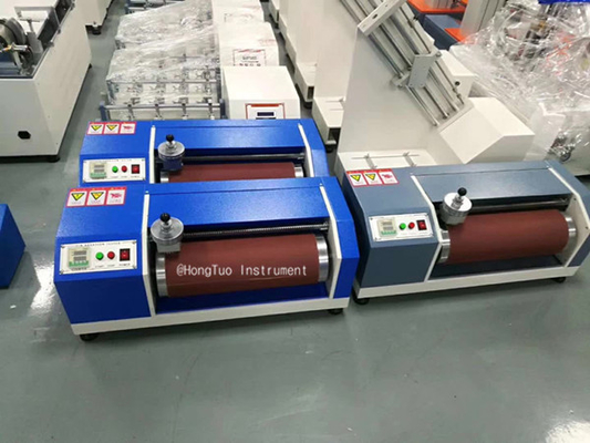 DIN Abrasionsprüfmaschine zur Prüfung der Verschleißfestigkeit von elastischem Material
