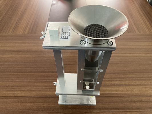 Ausrüstung für die Prüfung von Edelstahlpulver / Massendichteprüfer / Scott Volumeter für das Labor