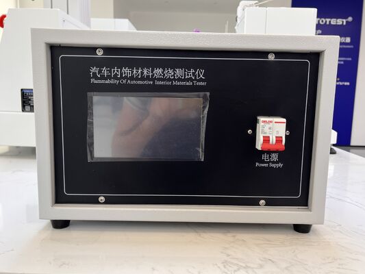 Touch Screen Controlled Automobile Interior Combustion Tester