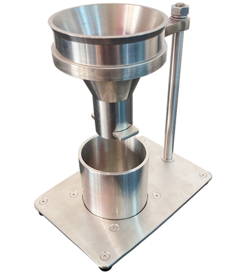 Kaffee-Schüttdichtetester für Kaffeebohnen und gemahlenen Kaffee