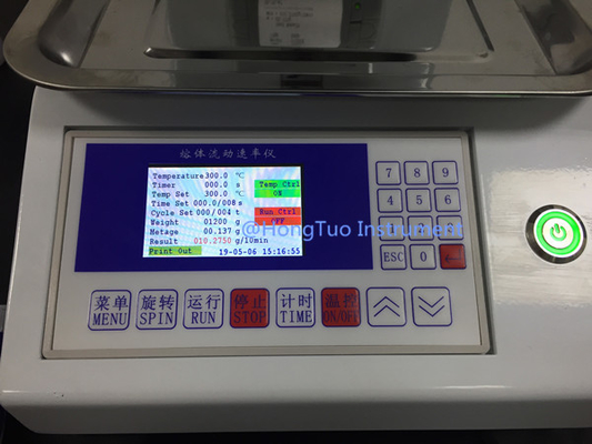 Laborprüfgerät für den Schmelzflussindex von Polyethylen mit LCD-Display