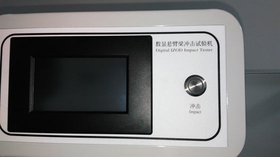 220V-Plastikprüfmaschine / PLC-Ausrüstung zur Prüfung der Aufprallfestigkeit für Izod und Charpy HT-50D-CM