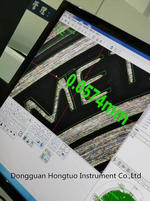PCB-Ersatzteilmessung Video-Messmaschine Glastisch Größe 230*130mm