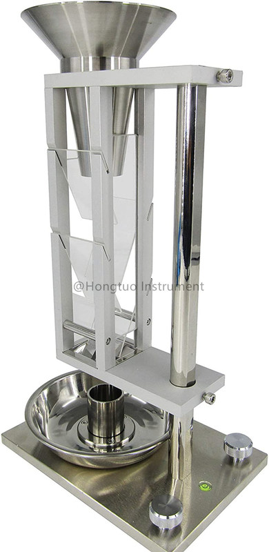 Ausrüstung für die Prüfung von Edelstahlpulver / Massendichteprüfer / Scott Volumeter für das Labor